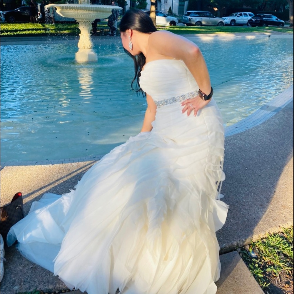 Vera Wang Wedding Gown Ivory Color Gem